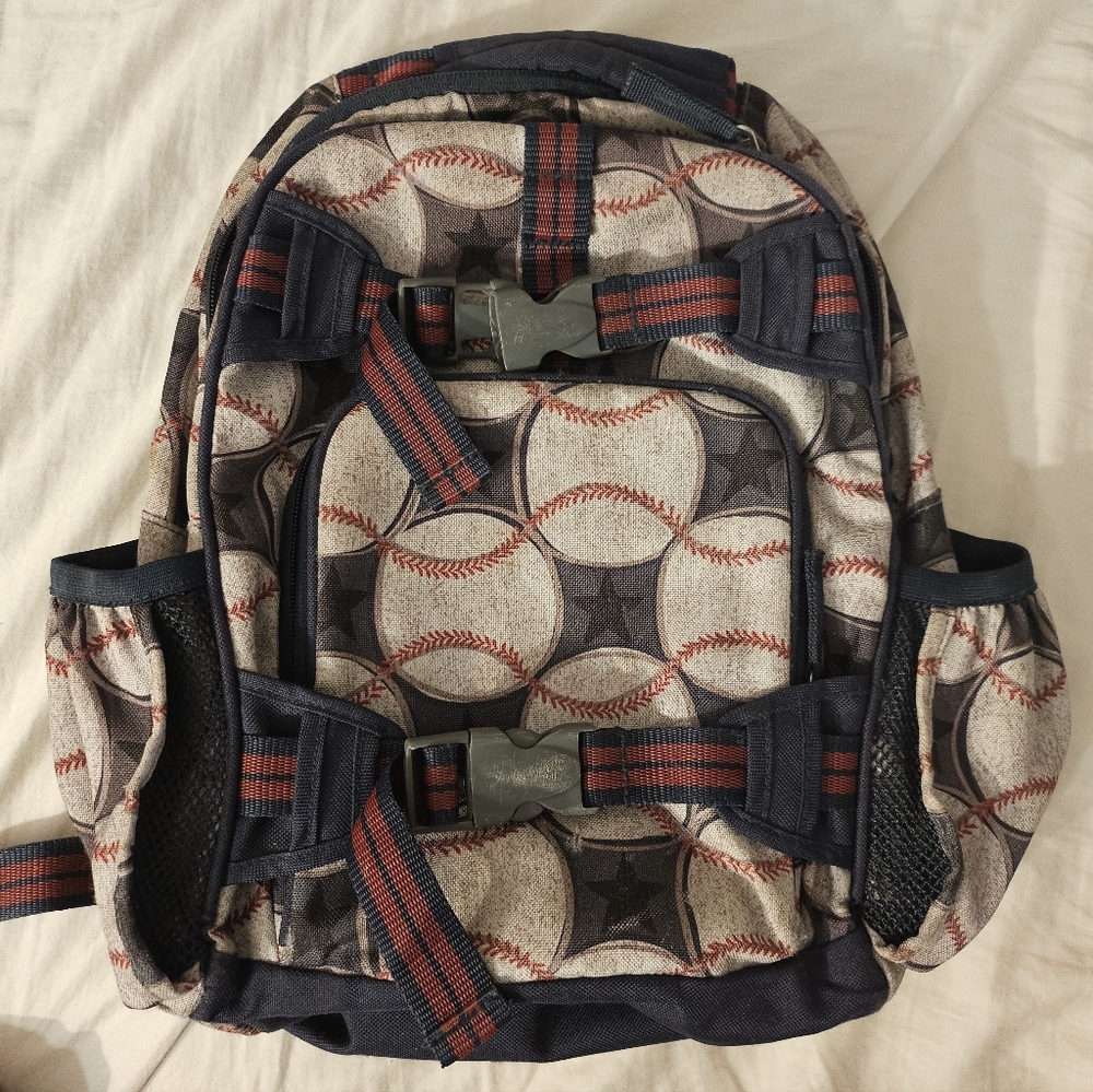 Pottery‎ Barn Kids 15" Baseball Backpack Kids